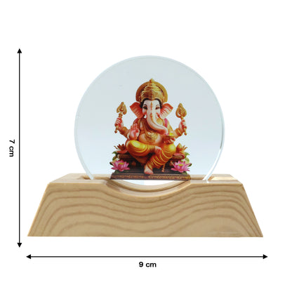 Premium 3D Lord Ganesha Acrylic LED Night Lamp (1 Pc)