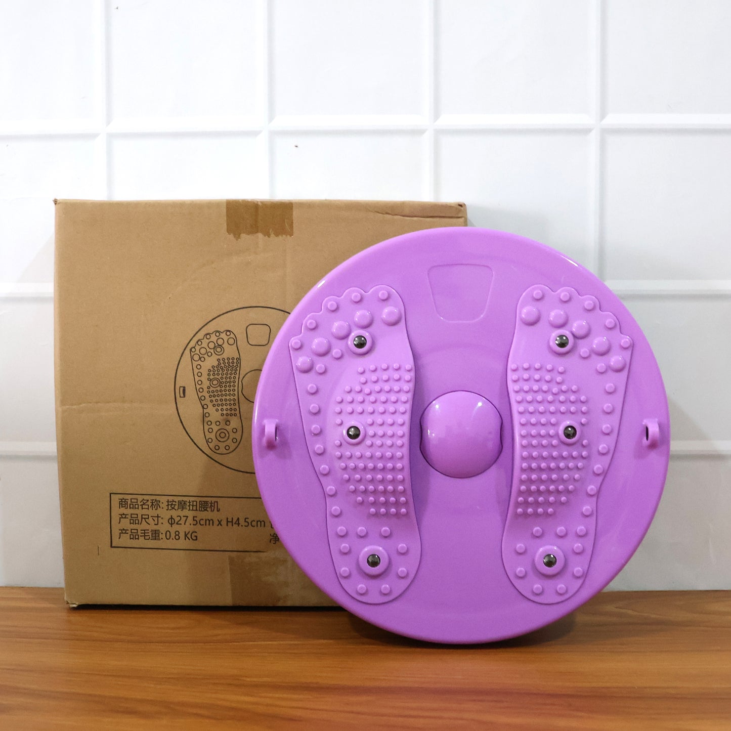 Waist Twisting Disc Portable Magnetic Body Twister Board with Acupressure Massage