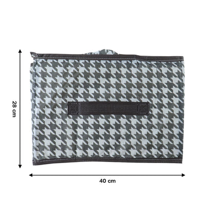 Foldable Fabric Storage Basket Organizer Box (1 Pc, 40x28Cm)