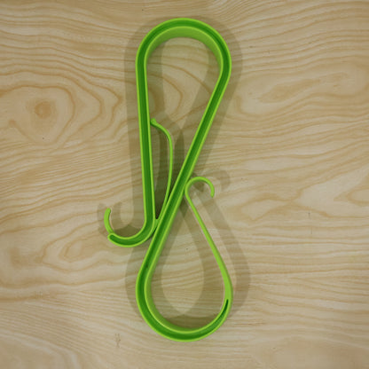 Plastic S Shape Multi Hook Hanger for Shoes Towels and Kitchen (1 Pc, Big Heavy)