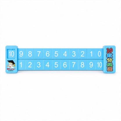 2 in 1 Math Decomposition Sliding Ruler for Addition and Subtraction Fun (1 Pc)