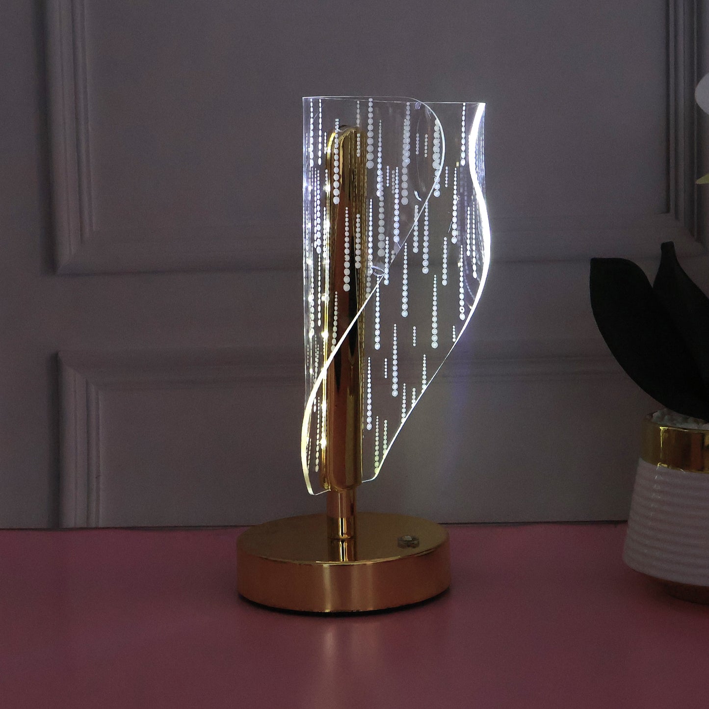 Modern Crystal LED Table Lamp (1 Pc)
