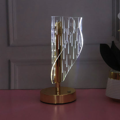 Modern Crystal LED Table Lamp (1 Pc)