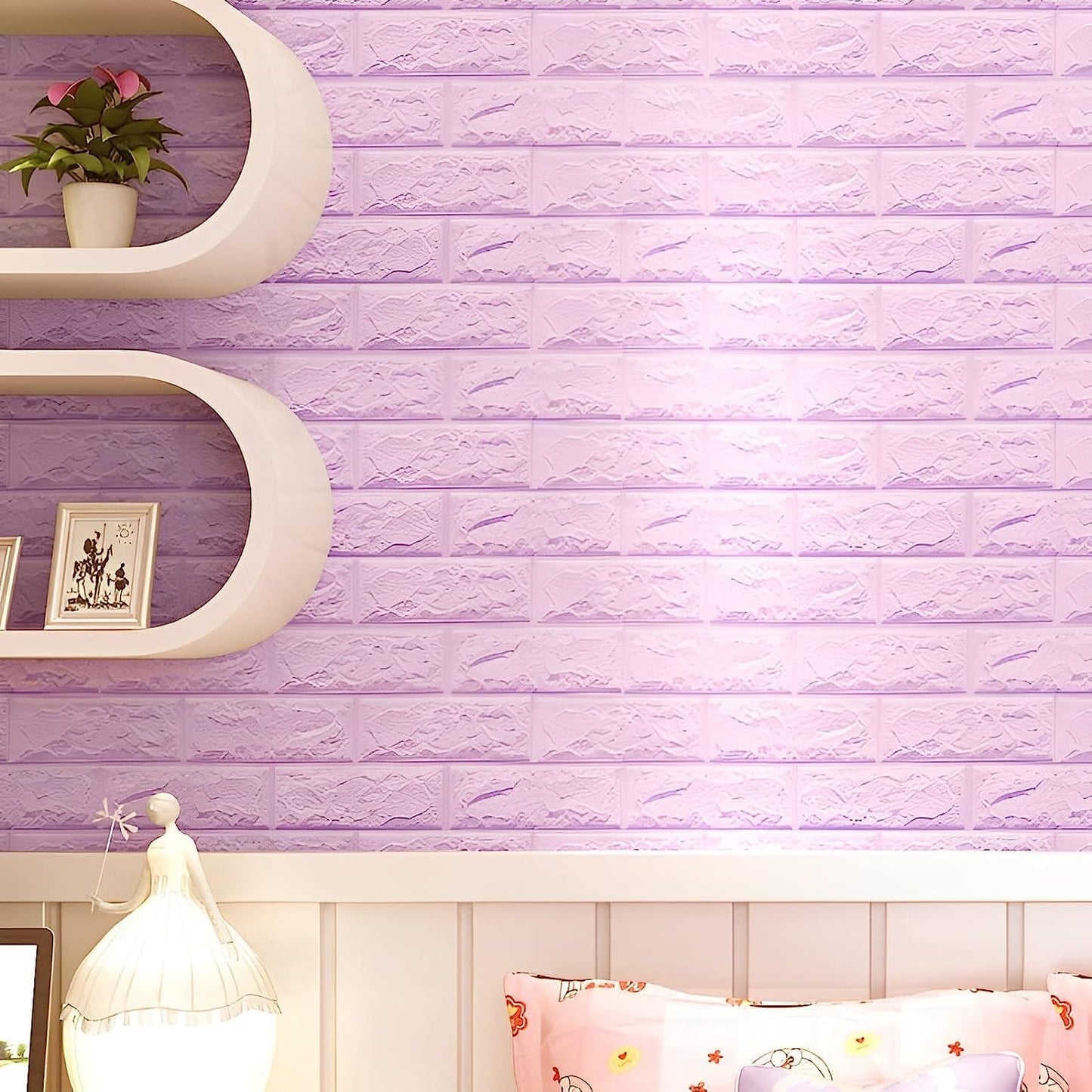 Wallpaper 3D Foam Wallpaper Sticker Panels (70 x 76 Cm / 1 Pc)