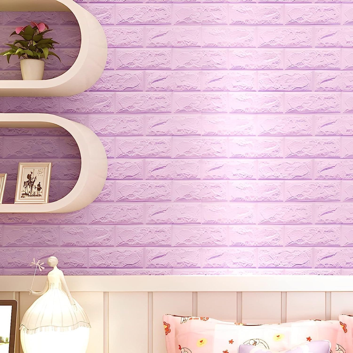 Wallpaper 3D Foam Wallpaper Sticker Panels (70 x 76 Cm / 1 Pc)