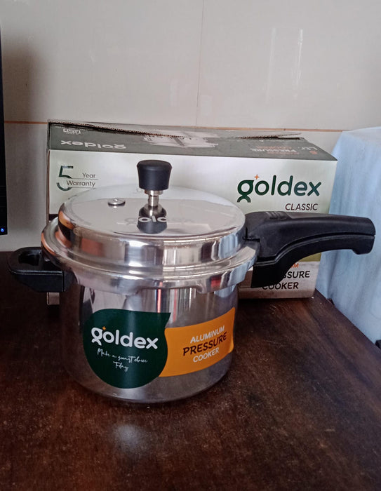 Aluminium Classic Goldex Pressure Cookers With Outer Lid (5 Litres)