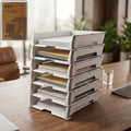 Document Organizer Tray – Spacious Multi-Layer Desk Storage