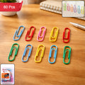 Multi-Color Vinyl Coated Paper Clips – Durable & Rust-Resistant Set