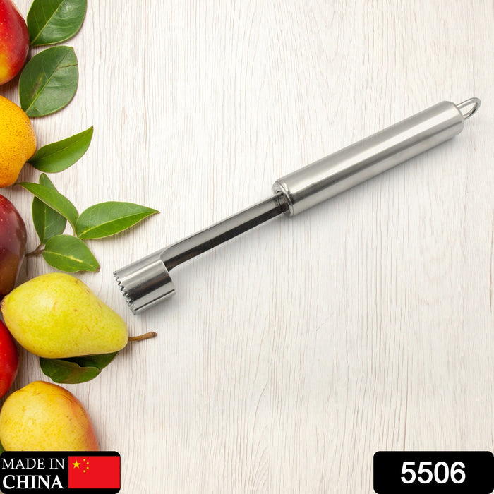 Soft handle apple corer tool for kitchen use