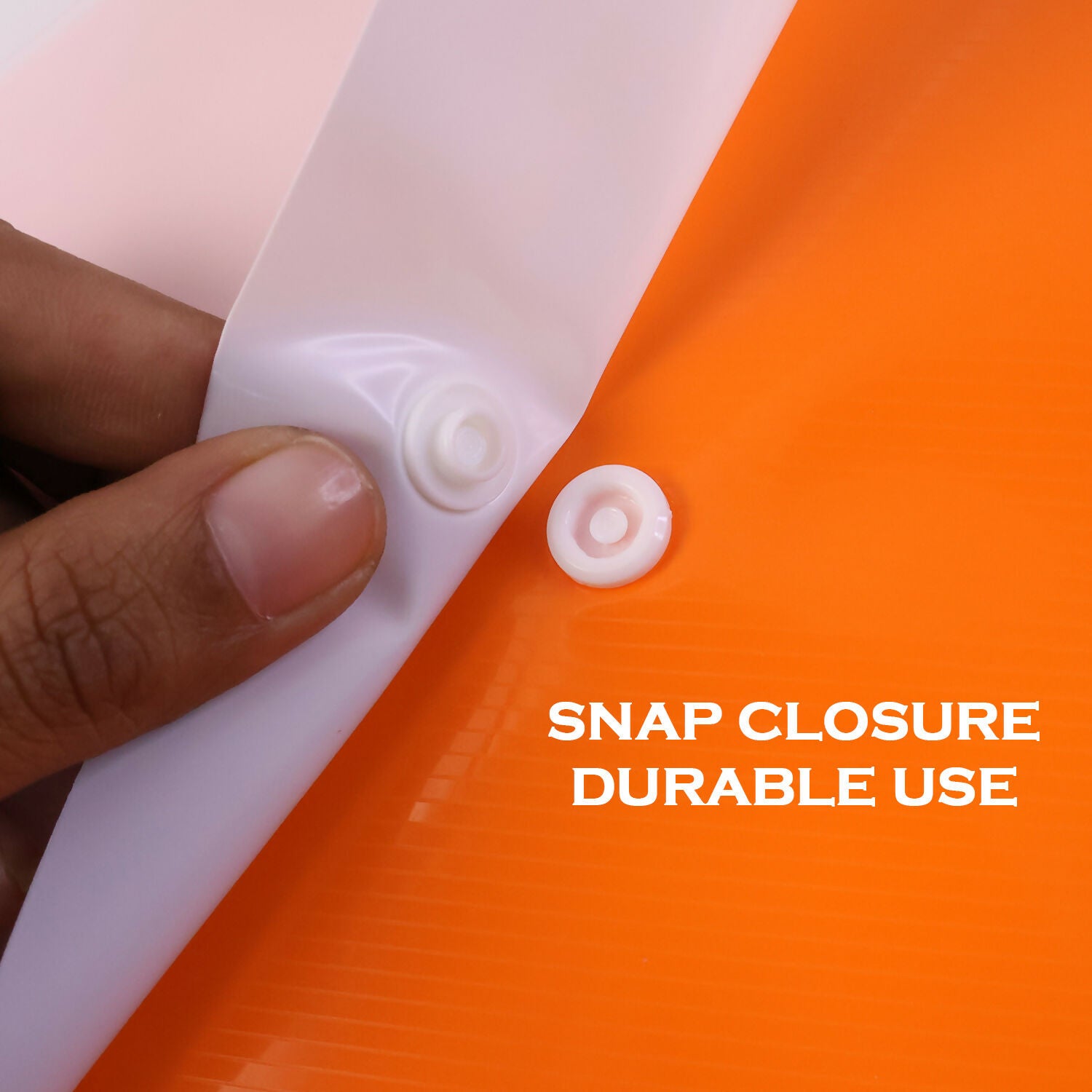 Button Closure Expanding Document File Folder – Mix Colour