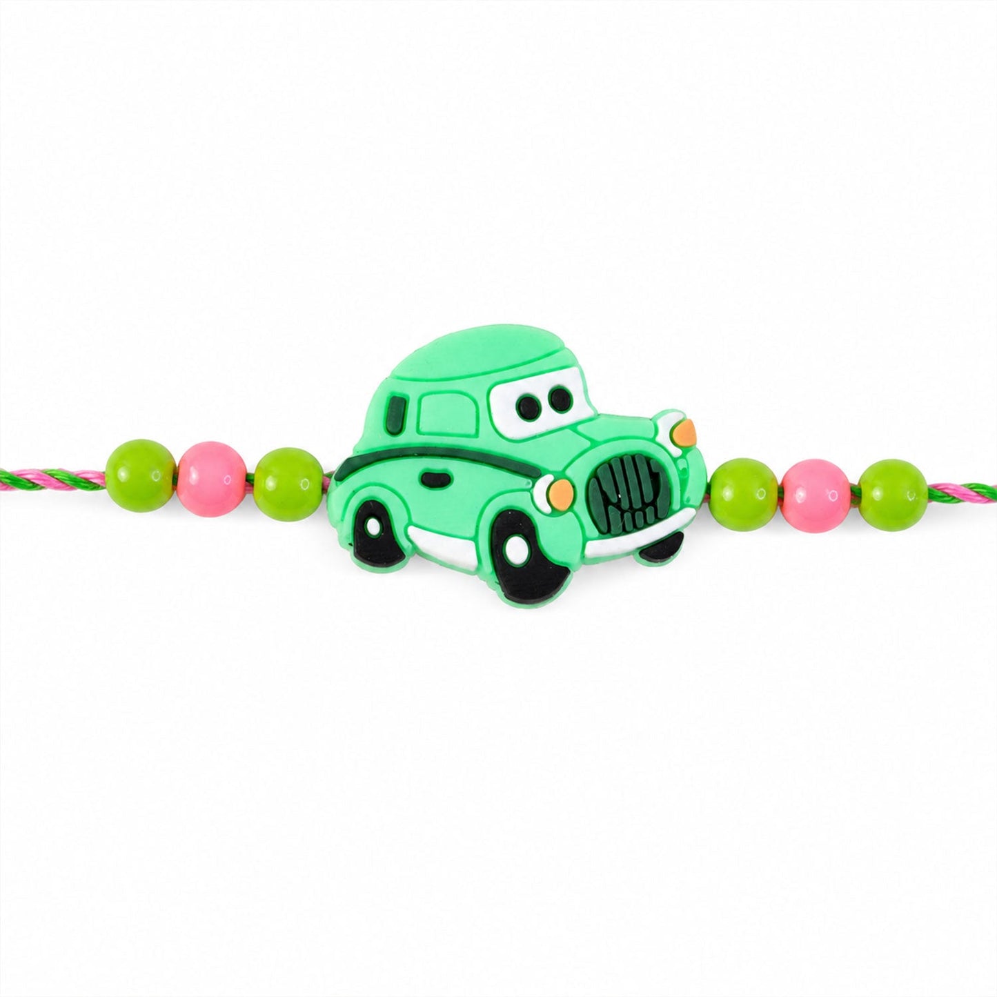Kids Car Beaded Rakhi Fun Pattern Raksha Bandhan Gift (5pcs)