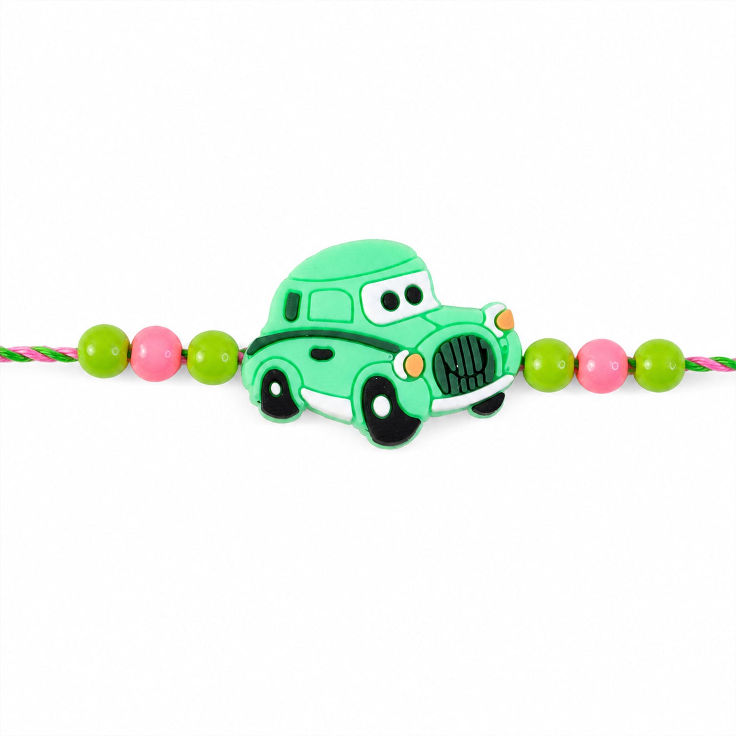 Kids Car Beaded Rakhi Fun Pattern Raksha Bandhan Gift (5pcs)