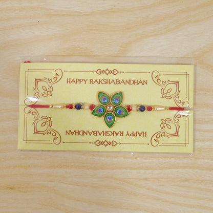 Mor Pankh Rakhi Unique Star-Shaped Peacock Design for Raksha Bandhan (10pcs)