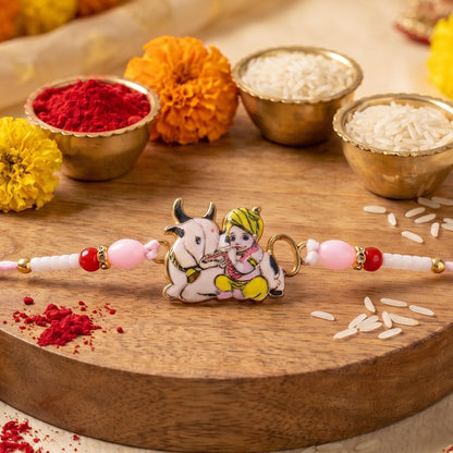 Festival ready Krishna Rakhi for brother