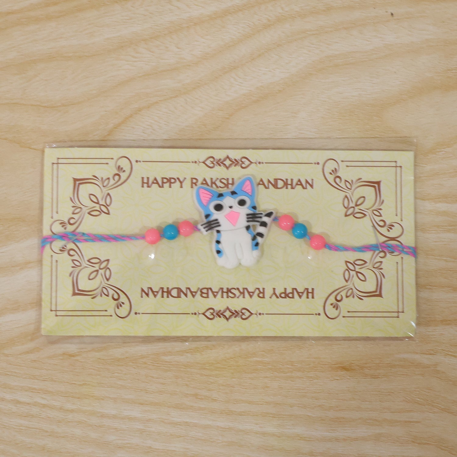 Rakhi Cute Cartoon Kitty Cat for Brother's Festive Gift (10pcs)