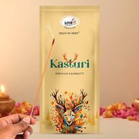 Kasturi Incense Sticks – Natural 110gm Pack for Puja & Meditation