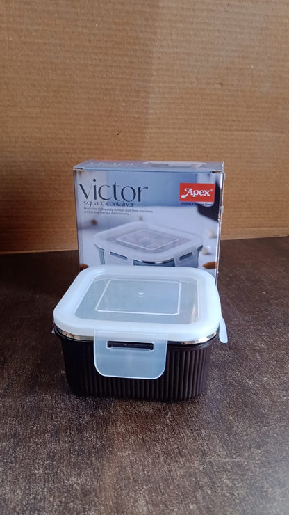 Apex Victor Square Food Storage Container (400 ML / 1 Pc)