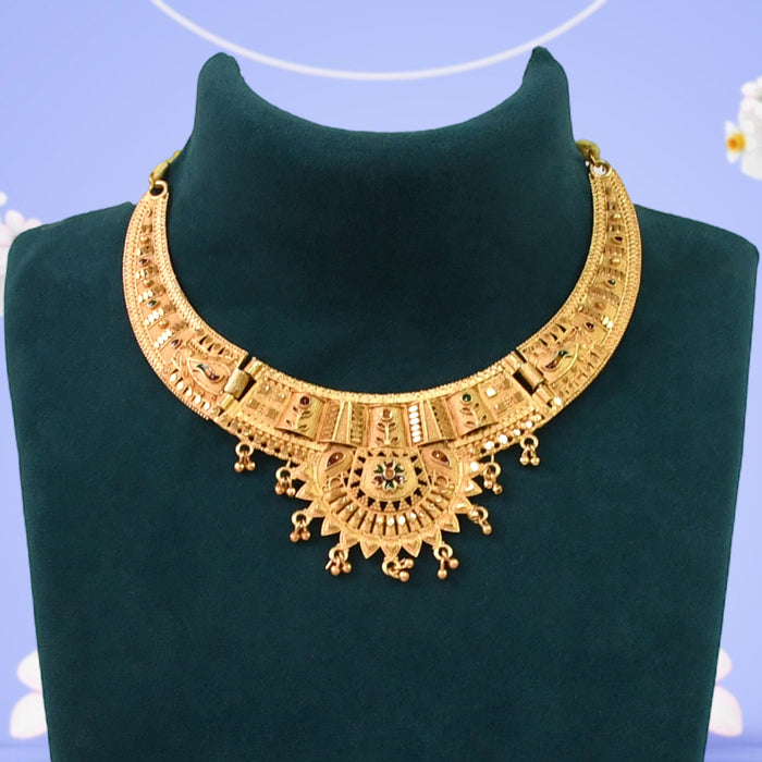 Radiant Gold Plated Necklace Set - Your Perfect Accessory