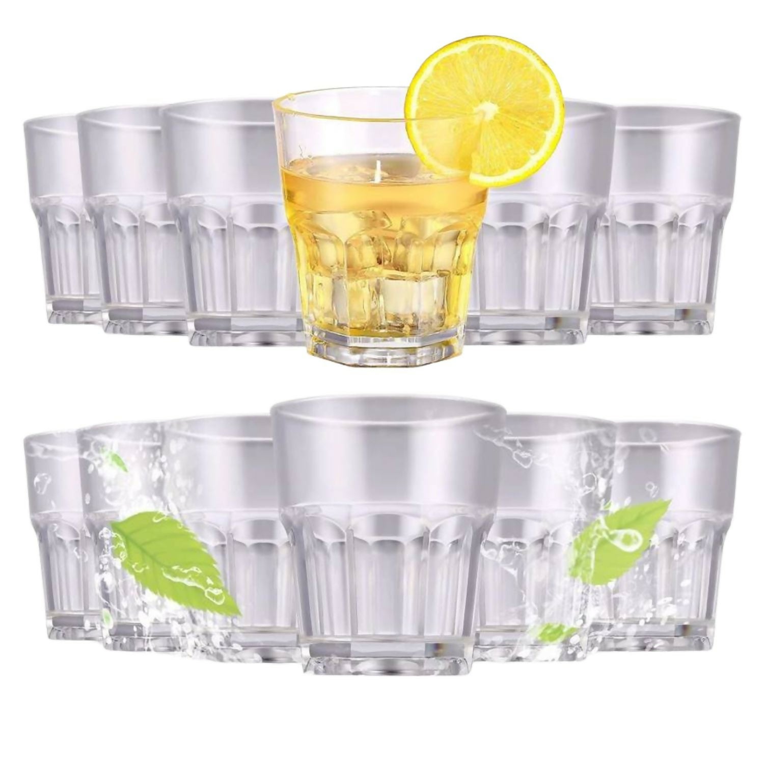 ice plastic glass (pack of 6 )