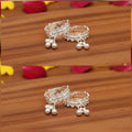 Silver-Plated Toe Ring with Traditional Ghungroo Bells – Adjustable Ethnic Bichhiya