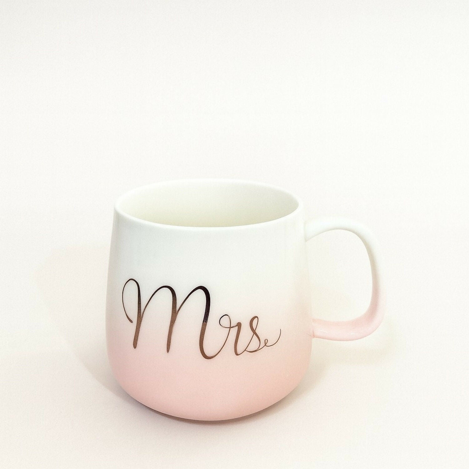 Mrs Gradient Pink Ceramic Mug | Elegant Ombre Tea & Coffee Cup for Women | Stylish Mrs Print Mug for Wife, Girlfriend, Sister & Mom | Premium Matte Finish Designer Mug | Perfect Gift for Anniversary, Birthday, Valentine’s & Daily Use
