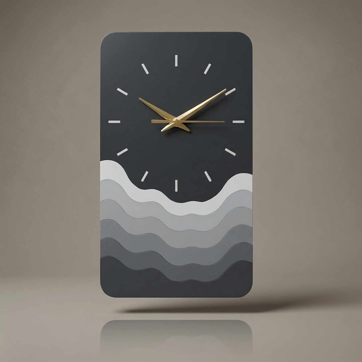 Rectangle Wave Clock 5