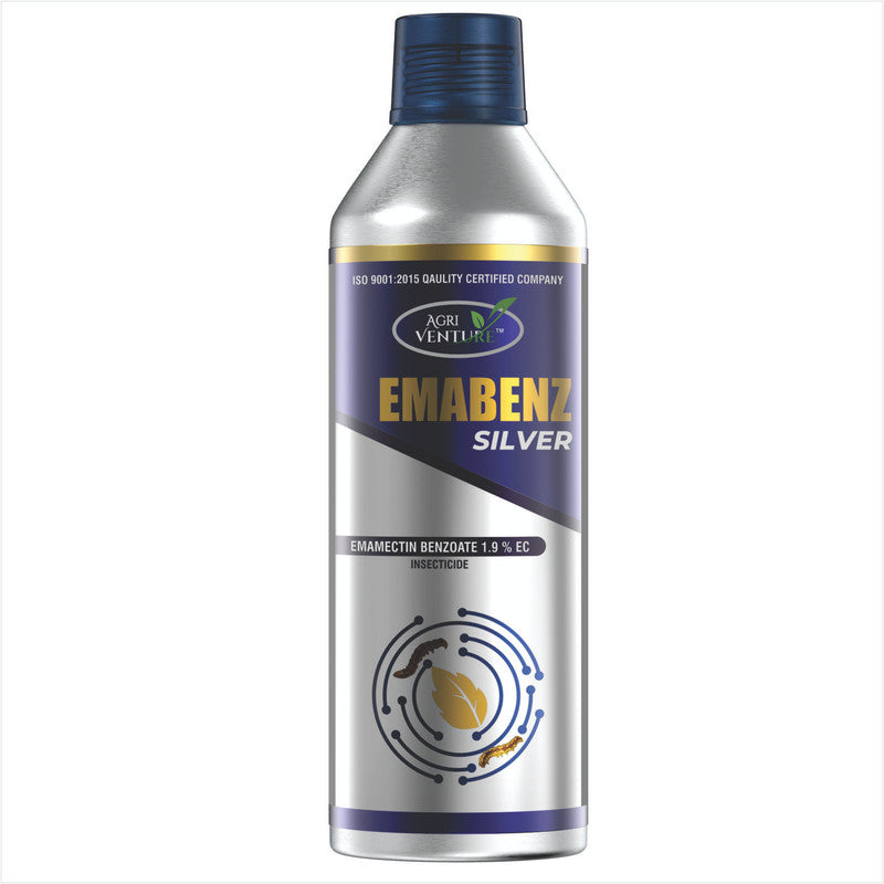 AgriVenture EMABENZ SILVER ( Emamectin Benzoate 1.9% EC ) Insecticide, Control All Types Of Worms And Caterpillars