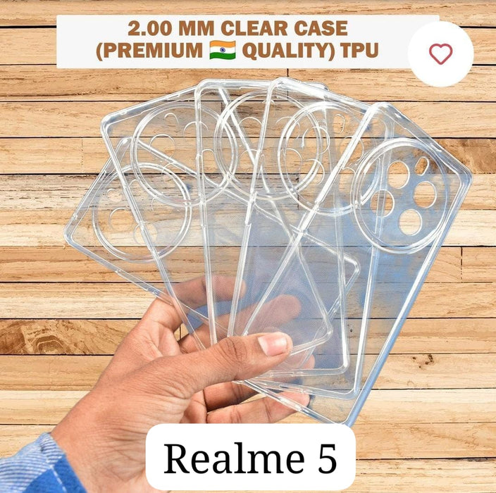 Realme के लिए क्लियर Tpu सॉफ्ट केस