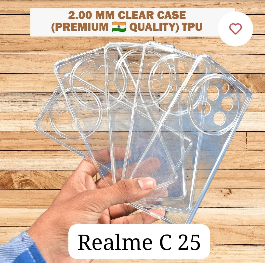 Clear Tpu Soft Case For Realme