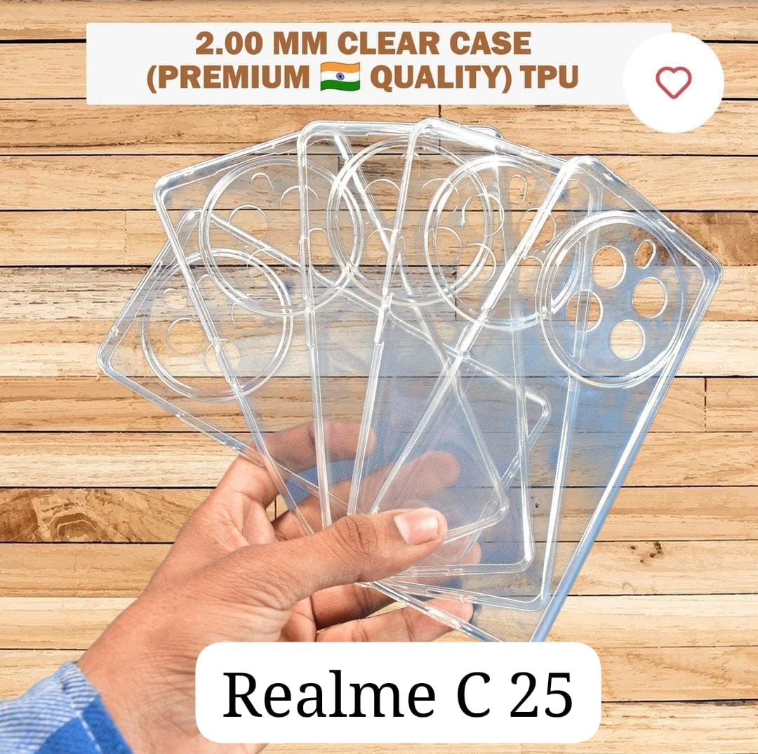 Realme के लिए क्लियर Tpu सॉफ्ट केस