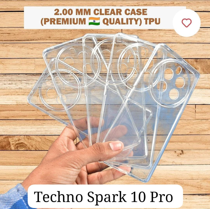 Clear Tpu Soft Case For Tecno