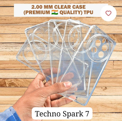 Clear Tpu Soft Case For Tecno