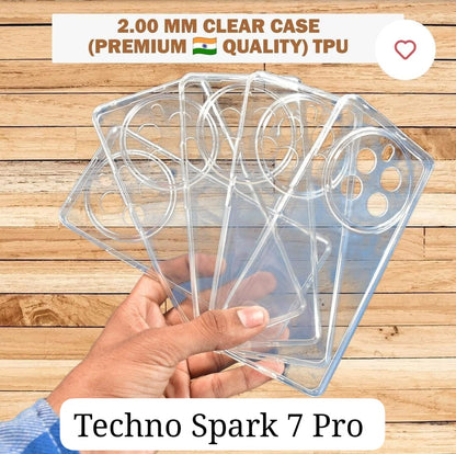 Clear Tpu Soft Case For Tecno