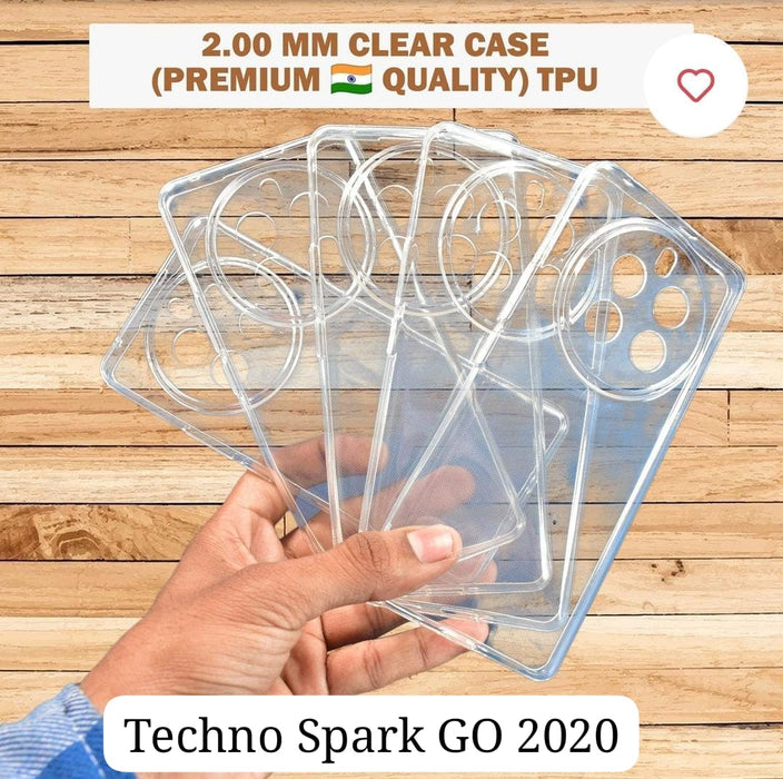 Clear Tpu Soft Case For Tecno