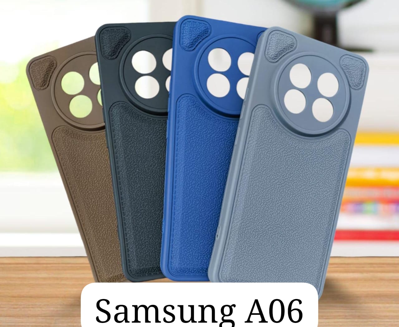 Stitch Leather Hard Case For Samsung