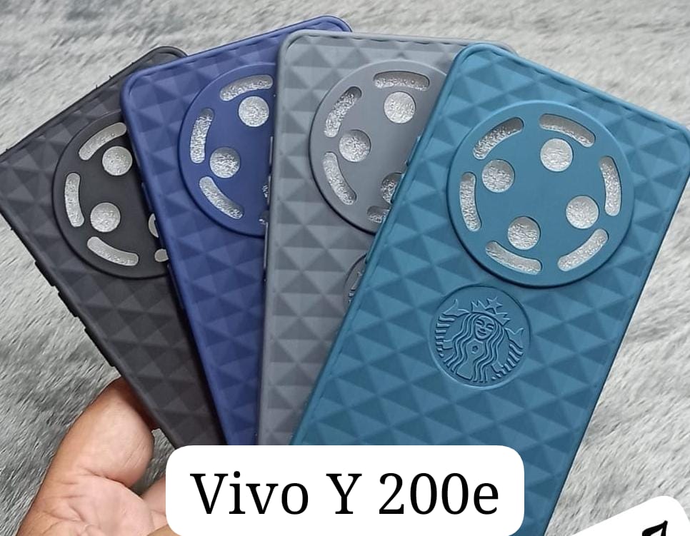 Texture Soft & Flexible Silicone Case  For Vivo