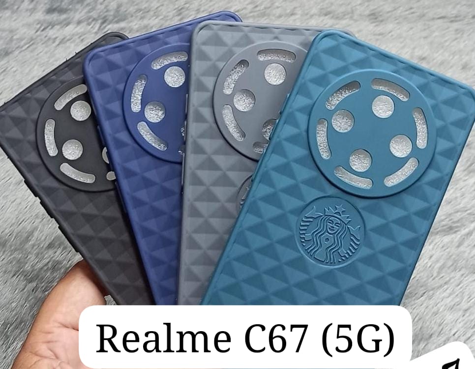 Texture Soft & Flexible Silicone Case  For Realme