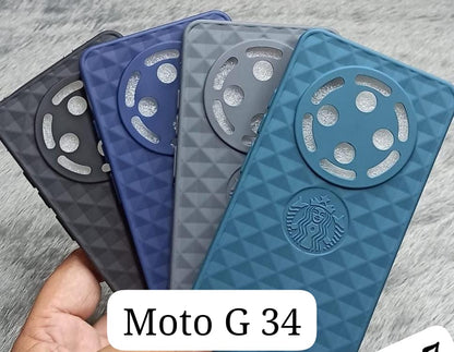 Texture Soft & Flexible Silicone Case  For Motorola