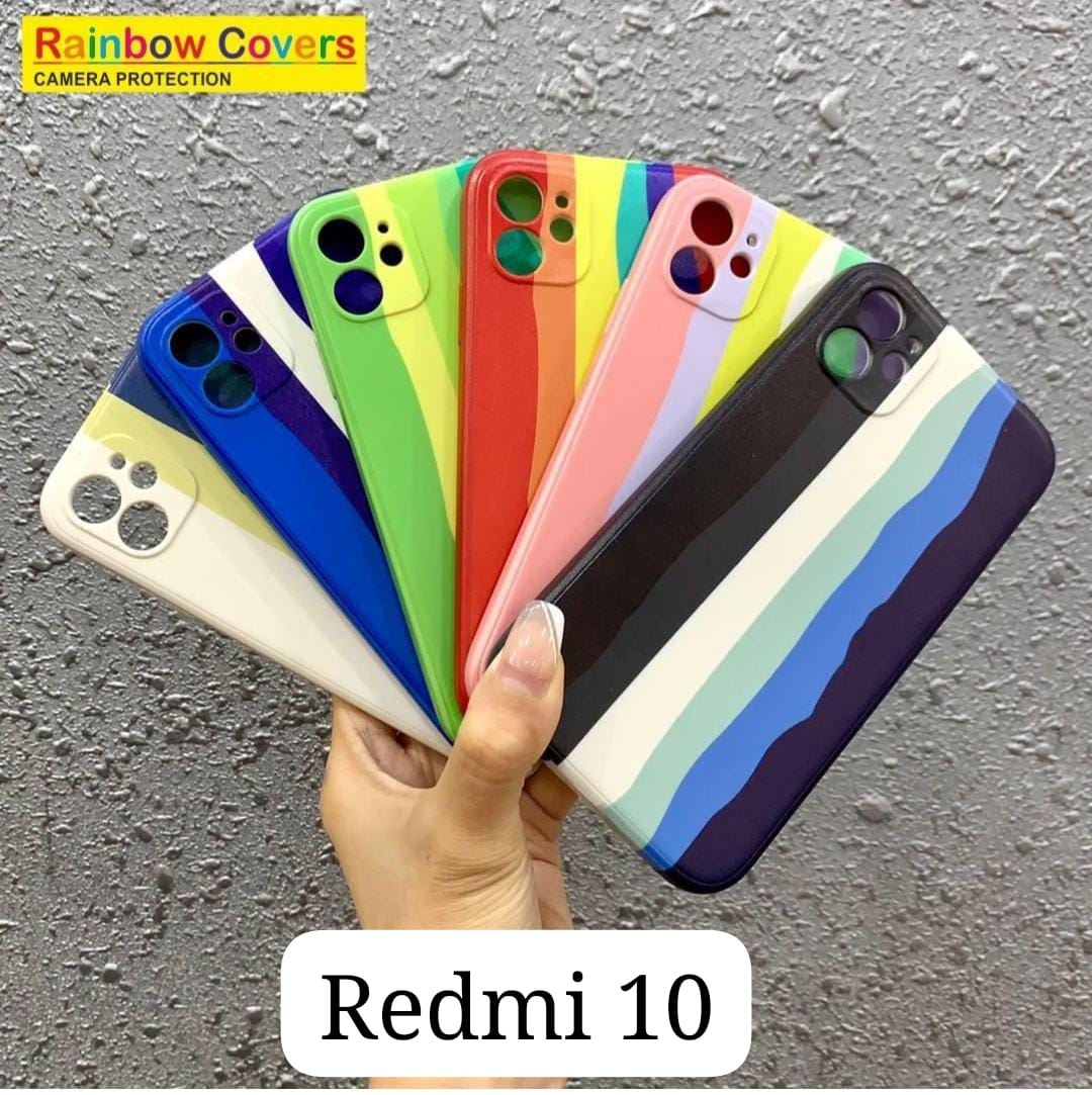 Rainbow Soft Print Case For Redmi