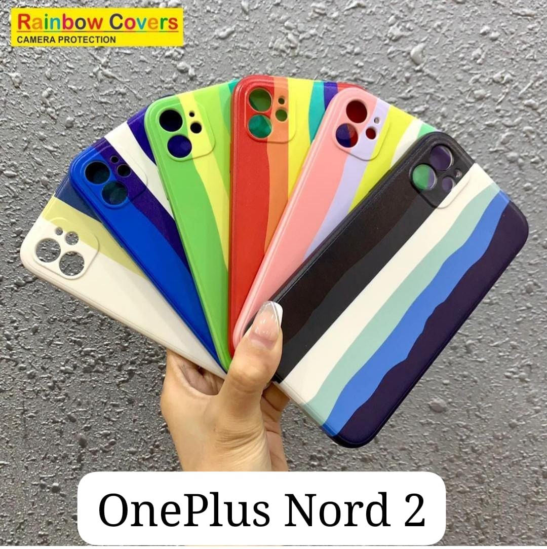 Rainbow Soft Print Case For Oneplus