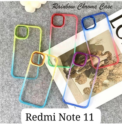 Rainbow Chrome Hard Case For Redmi