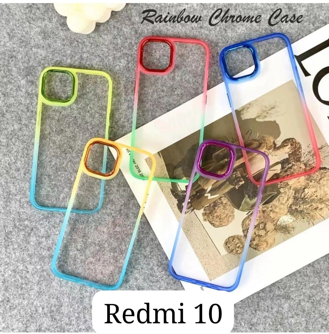 Rainbow Chrome Hard Case For Redmi