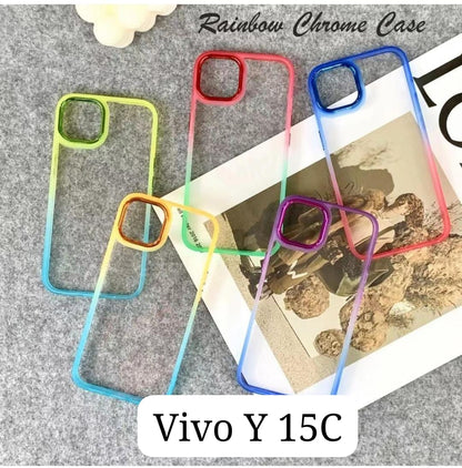 Rainbow Chrome Hard Case For Vivo