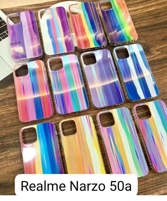 Rainbow Shiny Hard Case For Realme