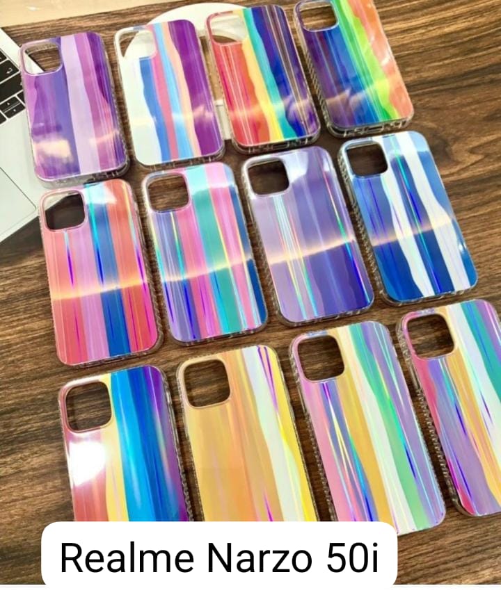 Rainbow Shiny Hard Case For Realme