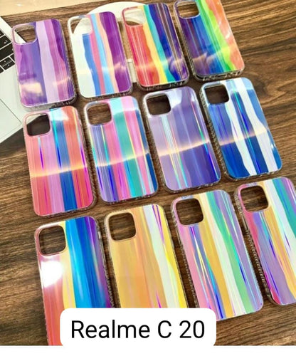 Rainbow Shiny Hard Case For Realme