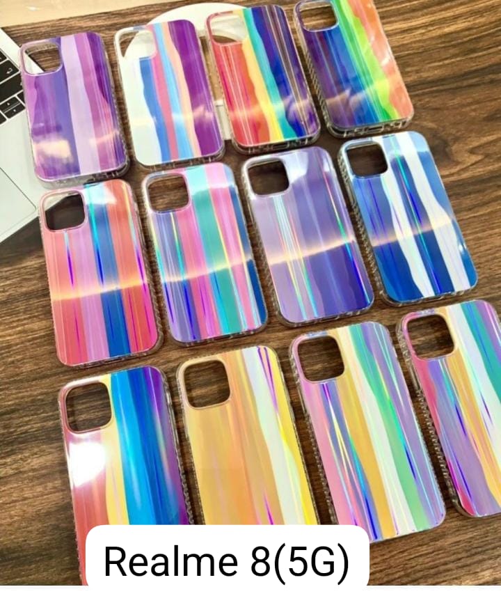 Rainbow Shiny Hard Case For Realme