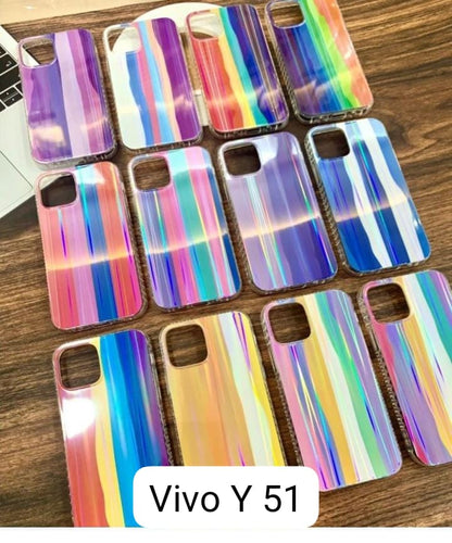 Rainbow Shiny Hard Case For Vivo