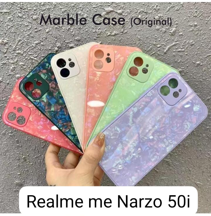 Marble Fancy Hard Case For Realme