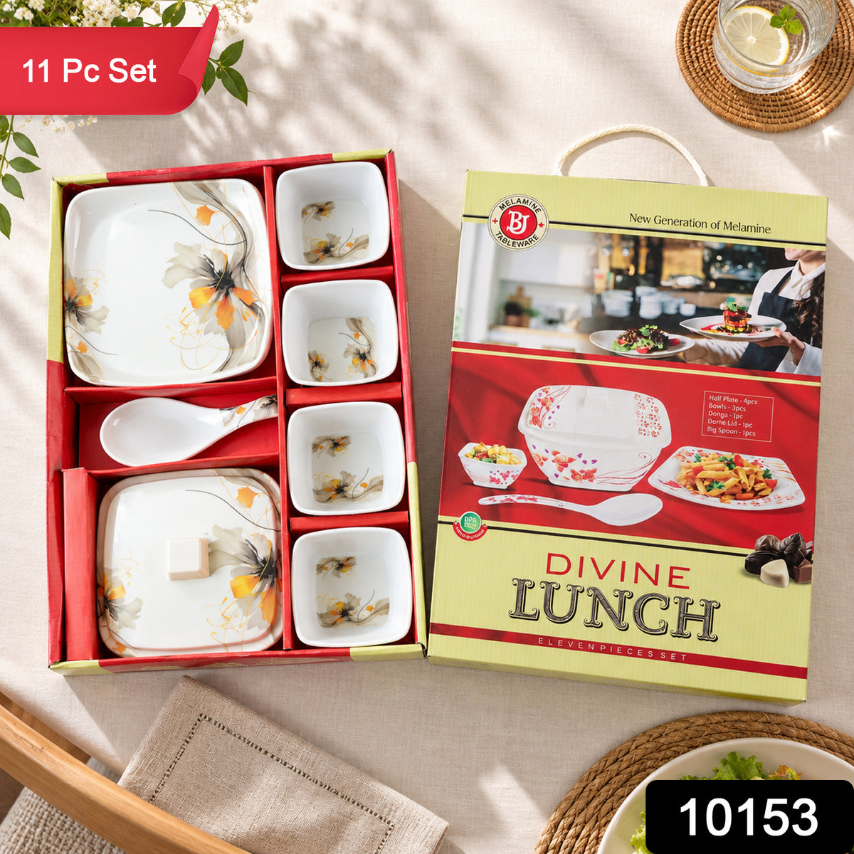 Plastic Dinner Set – 11-Piece Food-Grade Tableware | Jiaqi